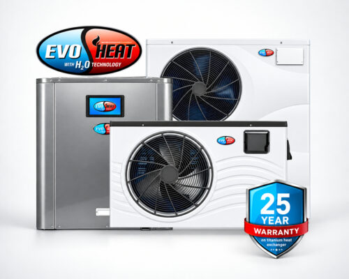 EvoHeat pool heat pump for residential pool heating in Melbourne